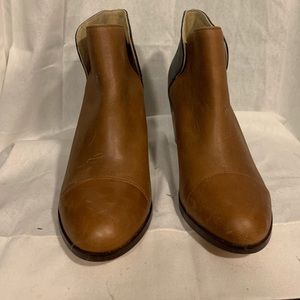 Wolverine leather stacked heel boots